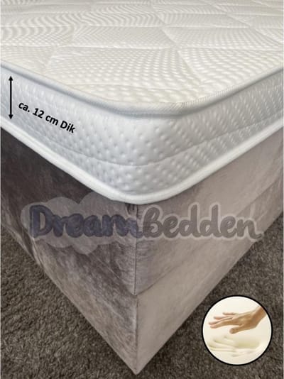 Topper 70x190 Orthopedisch SOFT Nasa Traagschuim 12 cm Dik Tencel XXL