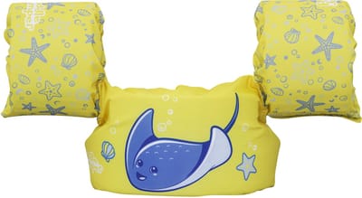 Bestway Puddle Jumper® rog - groen - Verstelbare zwembandjes voor kinderen - 15-30 kg - Maat one size