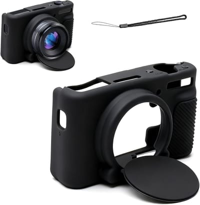 Dunne Zachte Camera Beschermhoes voor PowerShot SX740 HS en SX730 HS met Draagriem, Ideale Bescherming tegen Krassen en Stof voor Digitale Camera