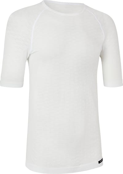 GripGrab - Expert Seamless Korte Mouw Zomer Fiets Base Layer Zweethemd - Wit - Unisex - Maat XS/S