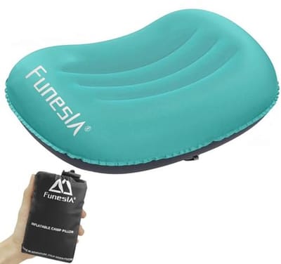 Opblaasbaar Camping Kussen Lichtgewicht en Compacter met Opbergtas - Perfect voor Reizen en Buitenactiviteiten