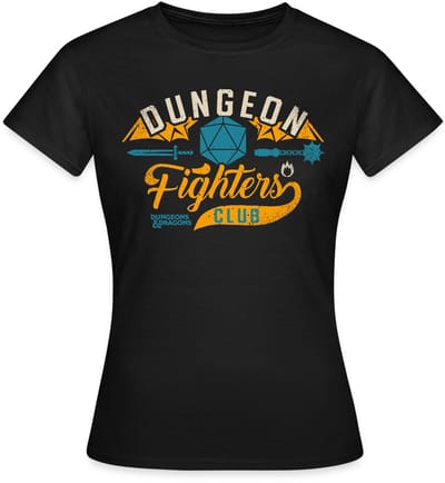 Dungeons And Dragons Dungeon Fighter Club T-Shirt Dames