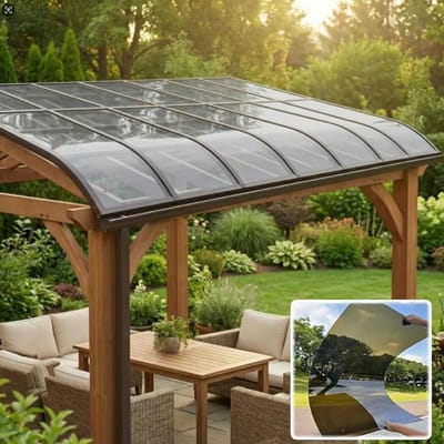 Polycarbonaat Platen - Transparante Dakbedekking - Bescherming Buitenruimte - UV-bestendig Lichtdoorlatend - 2mm Dik - Helder