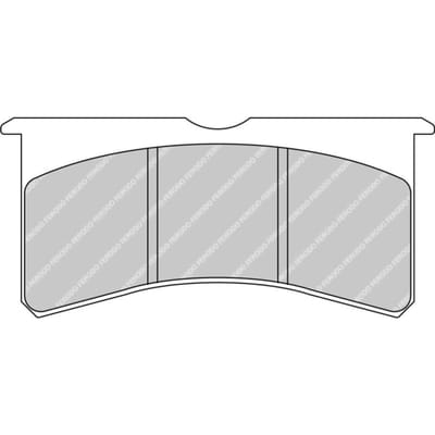 Sportremblokken zonder goedkeuring FERODO FRP3097W