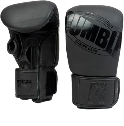 Bokszak Handschoenen Rumble Ready Leer Zakhandschoen Zwart-Zwart S