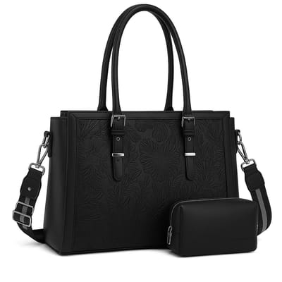 Aktetas - Laptoptas - Dames aktetas - Handtas - Schoudertas - 16 inch - Zakelijke Tas - Dames handtas - Zwart