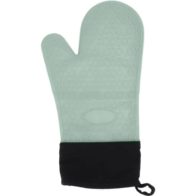 Siliconen Ovenwanten Antislip Keuken Bakhandschoenen Hittebestendig 2 Vingers Lang Groen groen