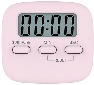 Digitale Visuele Timer –Keuken Timer Groot Lcd-scherm - Digitale Keuken Kooktimer Magnetische Stopwatch Timer Met Luid Alarm Countdown Klok (roze)
