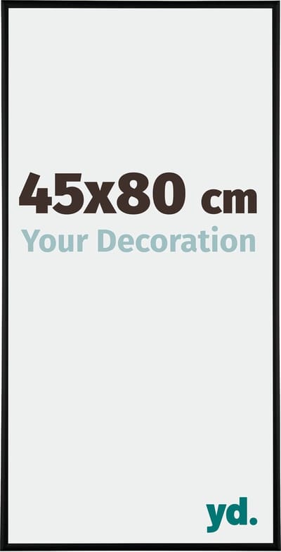 Your Decoration - Fotolijst 45x80 cm - Aluminium - Zwart Mat - Kent