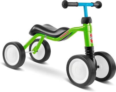 Loopfiets - Beweegfiets - Buiten spelen - Pendelende vooras - 80-95 cm lichaamslengte - Kiwi groen