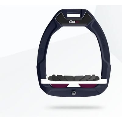 Veiligheidsstijgbeugels Rijdend Inclinatie Grip Bruin/Wit/Paars Flex-On Safe-On