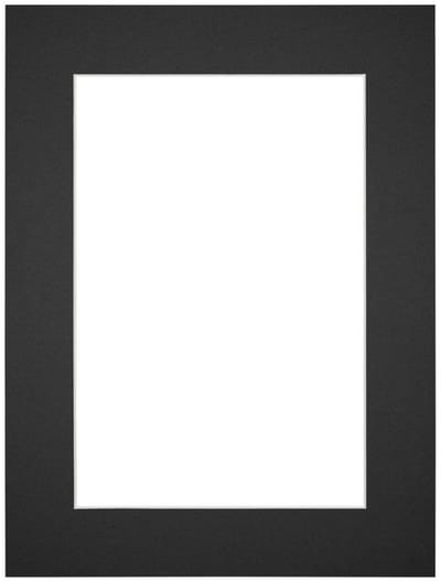 Passe-Partout Fotomaat 60x90 cm - Lijstmaat 68x98 cm - Zwart - Museumkarton - Fotolijst niet inbegrepen