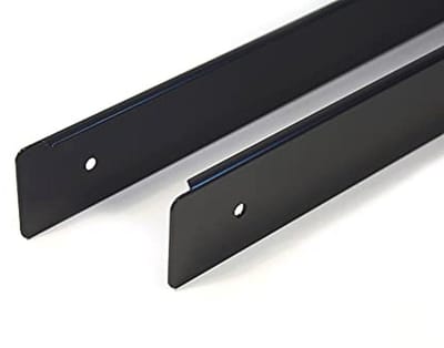 Hoeklijsten Zijdelen Keuken Werkblad Zwart 38 mm