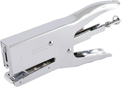 Niettang Metaal Chroom Zilver voor 1/4, 5/16, 24/6, 24/8, 26/6 en 26/8 Niet Capaciteit 50 Vellen