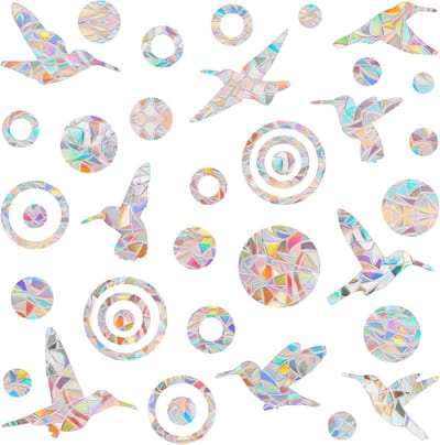 Suncatcher stickers - rainbow film - vensterdecoratie - vang kleuren en bescherm vogels - ShopVlot