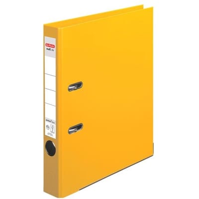 herlitz ordner maX.file protect plus, A4, rugbreedte 50 mm, geel