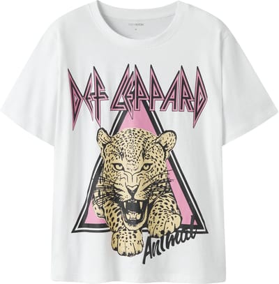 NAME IT - TAFTOKSI DEFLEPPARD REG SS TOP NOOS UNV - Dames - T-shirts
