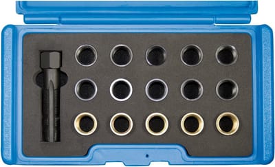 SW-Stahl 10610L bougieschroefdraadreparatieset M14 x 1,25, 16 stuks