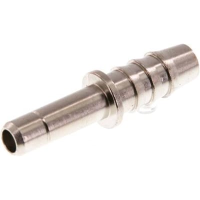 6mm x 6mm insteekfitting Messing Slangpilaar FKM [2 Stuks]