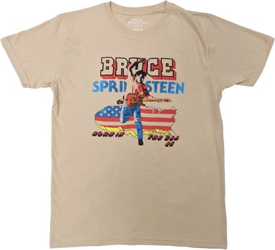 Bruce Springsteen - Born In The USA '85 Heren T-shirt - S - Bruin