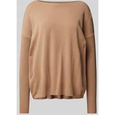 Gebreide pullover met ribboorden