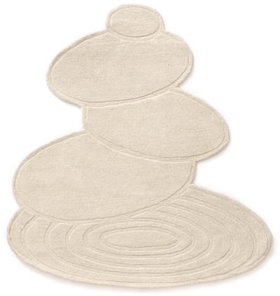 Organisch design vloerkleed - Balans Stone ivoor 150x165