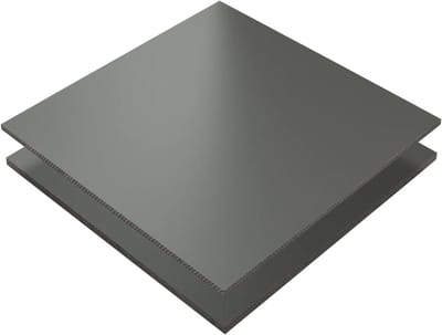 HPL Plaat - Gevelplaat Balkonplaat - Buitenbekleding - Weerbestendig Krasvast - 120 x 20 cm - Stofgrijs