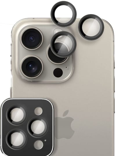 HOFI CAMRING PRO+ CAMERAHOESJE VOOR IPHONE 16 PRO / 16 PRO MAX ZWART
