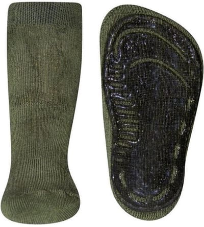 Antislip kindersokken – Olive – 19-20