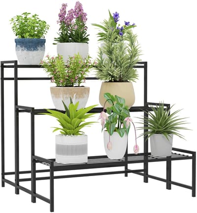 Plantenstandaard – Plantenrek - Plantentafel – Kamerplanten- Bloempotten voor binnen en buiten