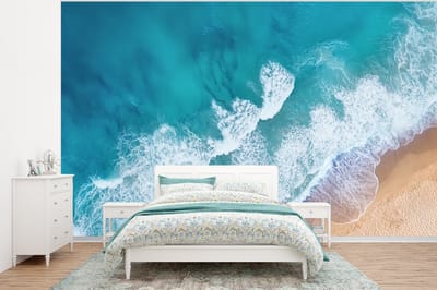 Behang - Fotobehang Strand - Water - Zee - Breedte 350 cm x hoogte 260 cm