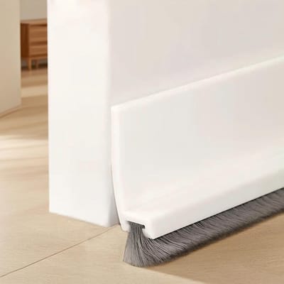 Tochtstrip Deur 100 cm Grijs - Universele Tochtstopper voor Onder Deur & Tochtwering