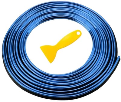 Allecto - Auto Interieur Trim Strips - Flexibele Decoratieve Rand - Blauwe Accenten - Auto Styling - Voor Interieur - 5 Meter