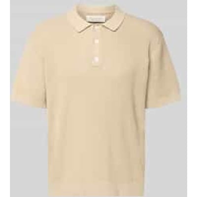 regular fit poloshirt met labeldetail model 'ISAKSSON'