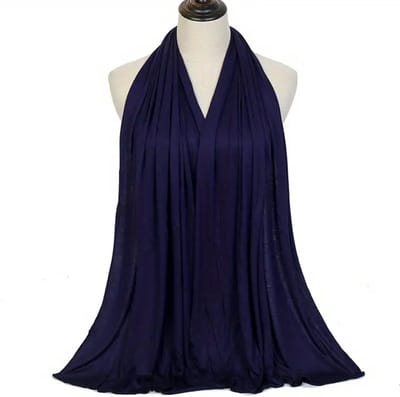 Bovista Hoofddoek - Hijab - Dames - Abaya - Sjaal - Islamitische Kleding - Moslim Kleding - Alhamdulillah - Marineblauw
