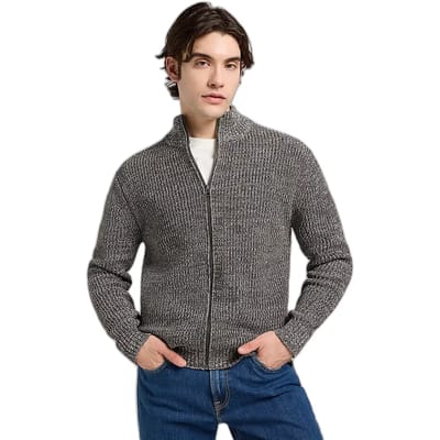 Lee 112370540 Cardigan Grijs S Man