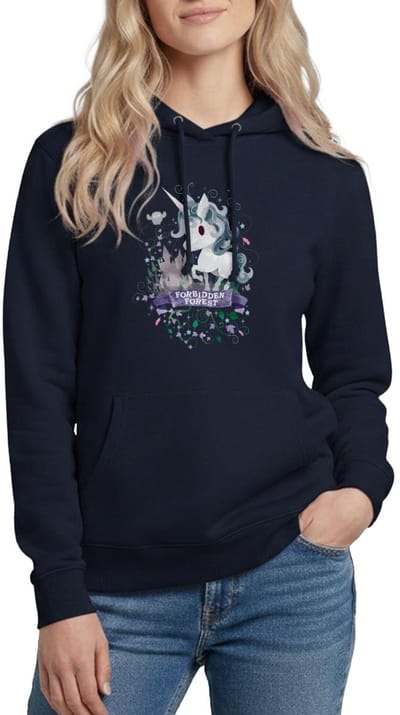 Harry Potter Eenhoorn Verboden Bos Hoodie Dames