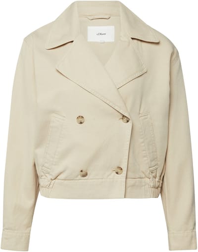 Trench coat in katoenmix relaxed fit dames s.Oliver