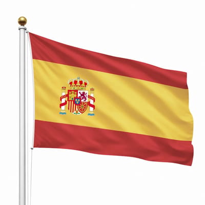 Spaanse Vlag 100x150 cm – Spanje Vlag Rood Geel – Supportersvlag voor WK, EK, Voetbal & Evenementen