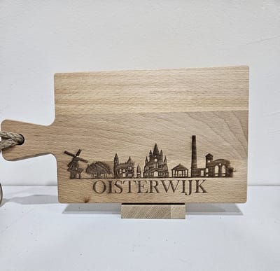 borrelplank beukenhout skyline Oisterwijk 20 cm