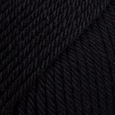 DROPS Daisy Uni Colour - 03 zwart - Merino Garen