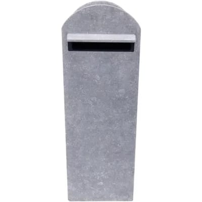 Staande Brievenbus Montilla - Natuursteen - Blauwe Hardsteen - 32x110x40cm