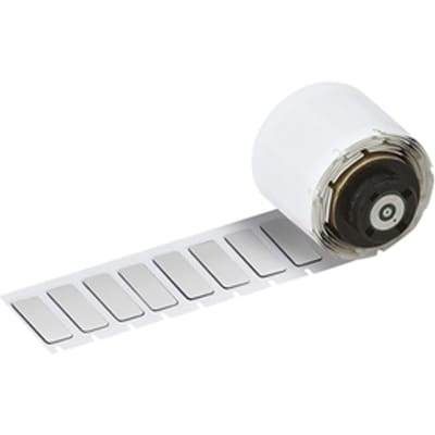 Brady M6-01-7593-SL polyester labels zilver | 27 mm x 7,95 mm (origineel)