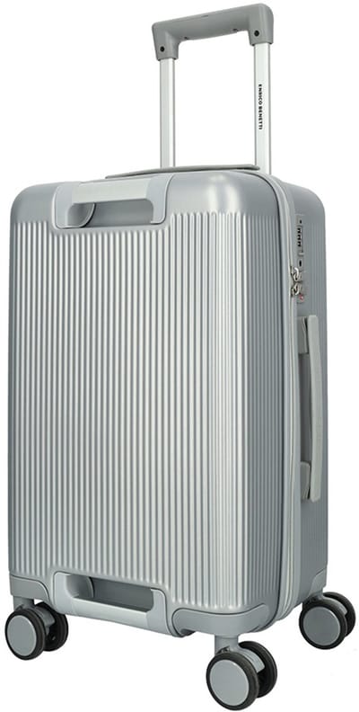 Enrico Benetti Seattle Handbagage Koffer 55 cm - 41 liter - Zilver
