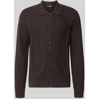Gebreid jack met structuurpatroon model 'YARO'