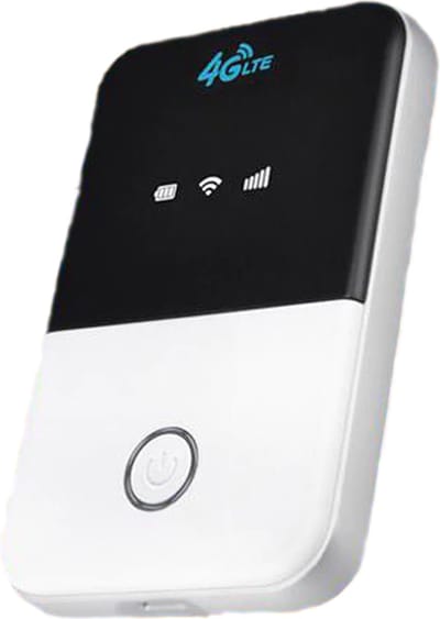 Wifi 2 Go Mifi router - 4G LTE Router - Wifi op elke locatie - Ingebouwde accu - Werkt met SIM Kaart - Draagbare wifi router - altijd en overal internet ook onderweg - Draadloos Wifi