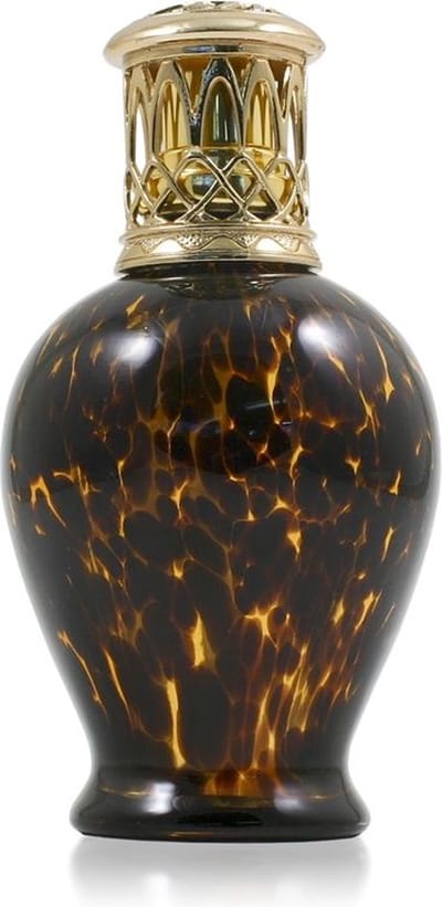 Ashleigh and Burwood- Leopard - Geurlamp - Fragrance Lamp S - Bruin Goud - Glas - Huisparfum - Geurbrander