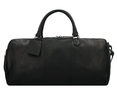 Jack Kinsky Porto Weekender reistas Leer 55 cm - cognac