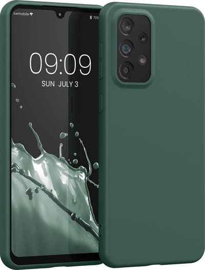 kwmobile telefoonhoesje geschikt voor Samsung Galaxy A33 5G - Hoesje voor smartphone - Back cover in dennengroen