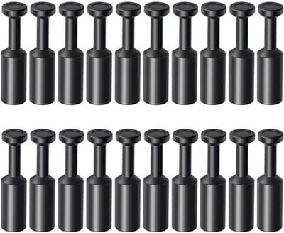 Plugfittingen 20 Stuks - 8mm OD - Pneumatische Luchtverbinding - Herbruikbaar - Duurzaam - Betrouwbare Kwaliteit - Pneumatische Fittingen